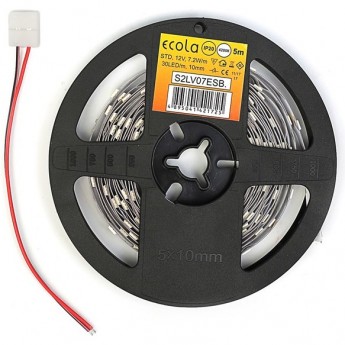 Однотонная светодиодная лента ECOLA LED STRIP PRO P5LV19ESB на катушке 5м Однотонная светодиодная лента ECOLA LED STRIP PRO P5LV19ESB на катушке 5м