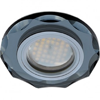 Светильник ECOLA MR16 DL1653 GU5.3 Glass Стекло Круг с вогнутыми гранями Черный / Черный хром 25x90 (кd74) Светильник ECOLA MR16 DL1653 GU5.3 Glass Стекло Круг с вогнутыми гранями Черный / Черный хром 25x90 (кd74)