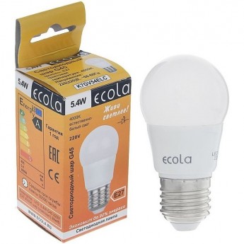 Светодиодная лампа ECOLA GLOBE LED K7GV54ELC Светодиодная лампа ECOLA GLOBE LED K7GV54ELC