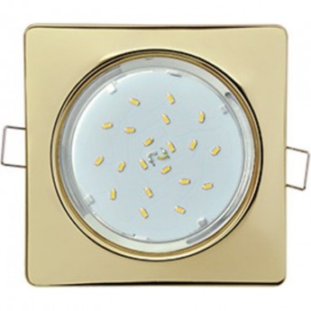 Встраиваемый светильник ECOLA GX53 H4 FG53N4ECB золото Встраиваемый светильник ECOLA GX53 H4 FG53N4ECB золото