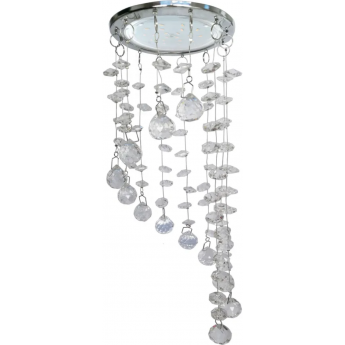 Встраиваемый светильникECOLA GX53 H4 5354 GLASS FS53RVECB прозрачный, хром Встраиваемый светильникECOLA GX53 H4 5354 GLASS FS53RVECB прозрачный, хром